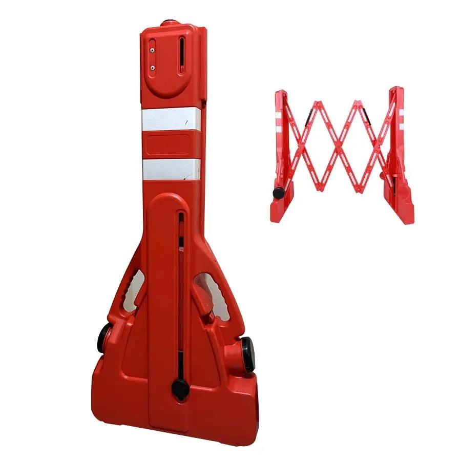 Red Expandable Safety Plastic Barrier