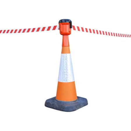 Cone Topper Retractable Barrier - 9 metre