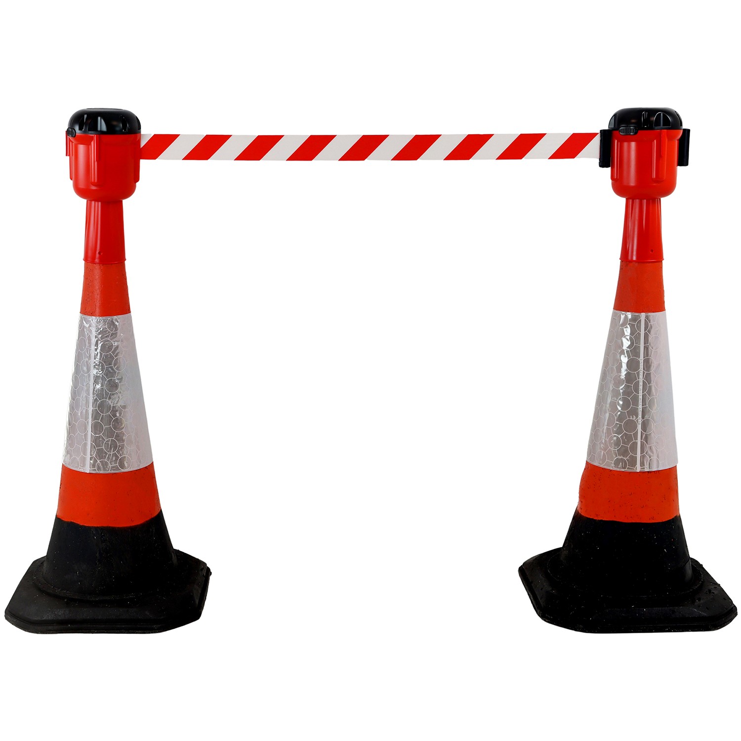 Cone Topper Retractable Barrier - 9 metre