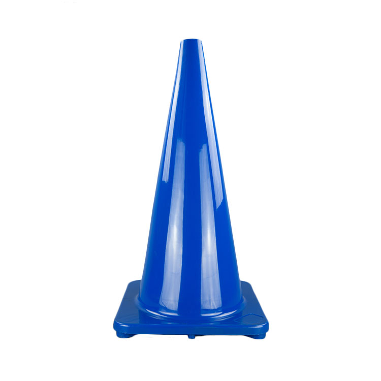 China Blue traffic cones factory