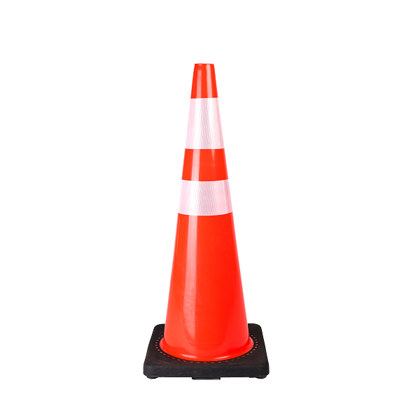36'' 90cm black base tall traffic cones 