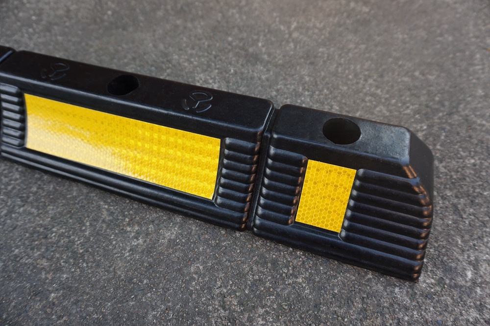 60CM Black Rubber Wheel Stopper