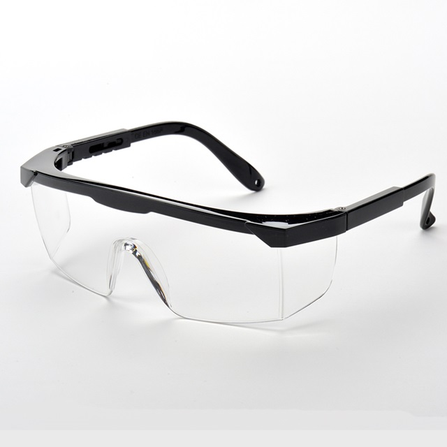 Clear Construction Safety Glasses with Adjustable Arms SG001C