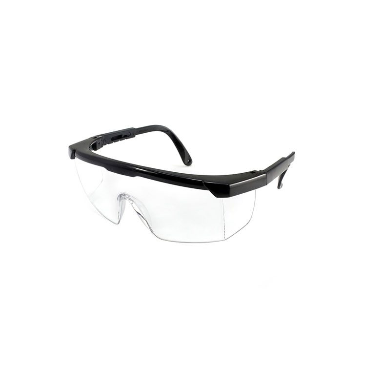 Clear Construction Safety Glasses with Adjustable Arms SG001C