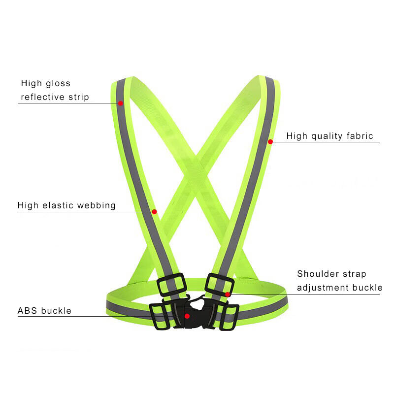Adjustable Elastic Running Reflective Safety Belt SV007