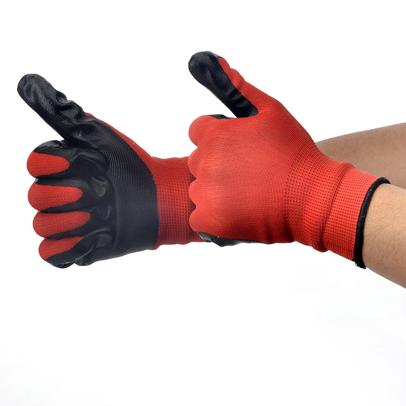 Nitrile Coated Heavy Duty Work Gloves SLE-NL001