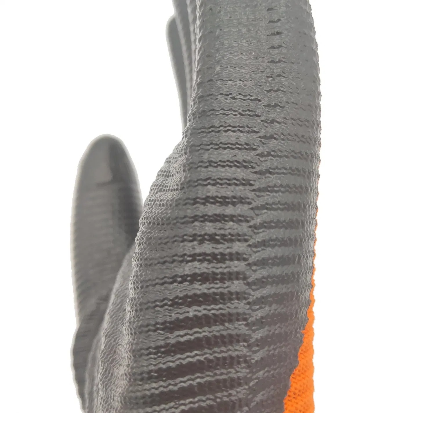 Anti-Oil Black Nitrile Coated Good Grip Orange U3 Liner Working Safety Gloves SLE-NL003