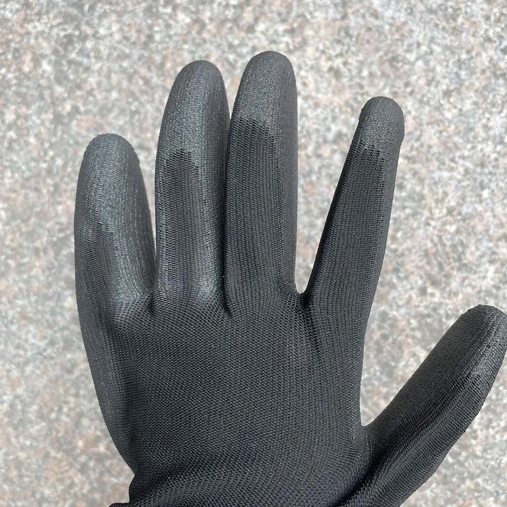 13G Polyester Glove with PU Coated SLE-PU01B