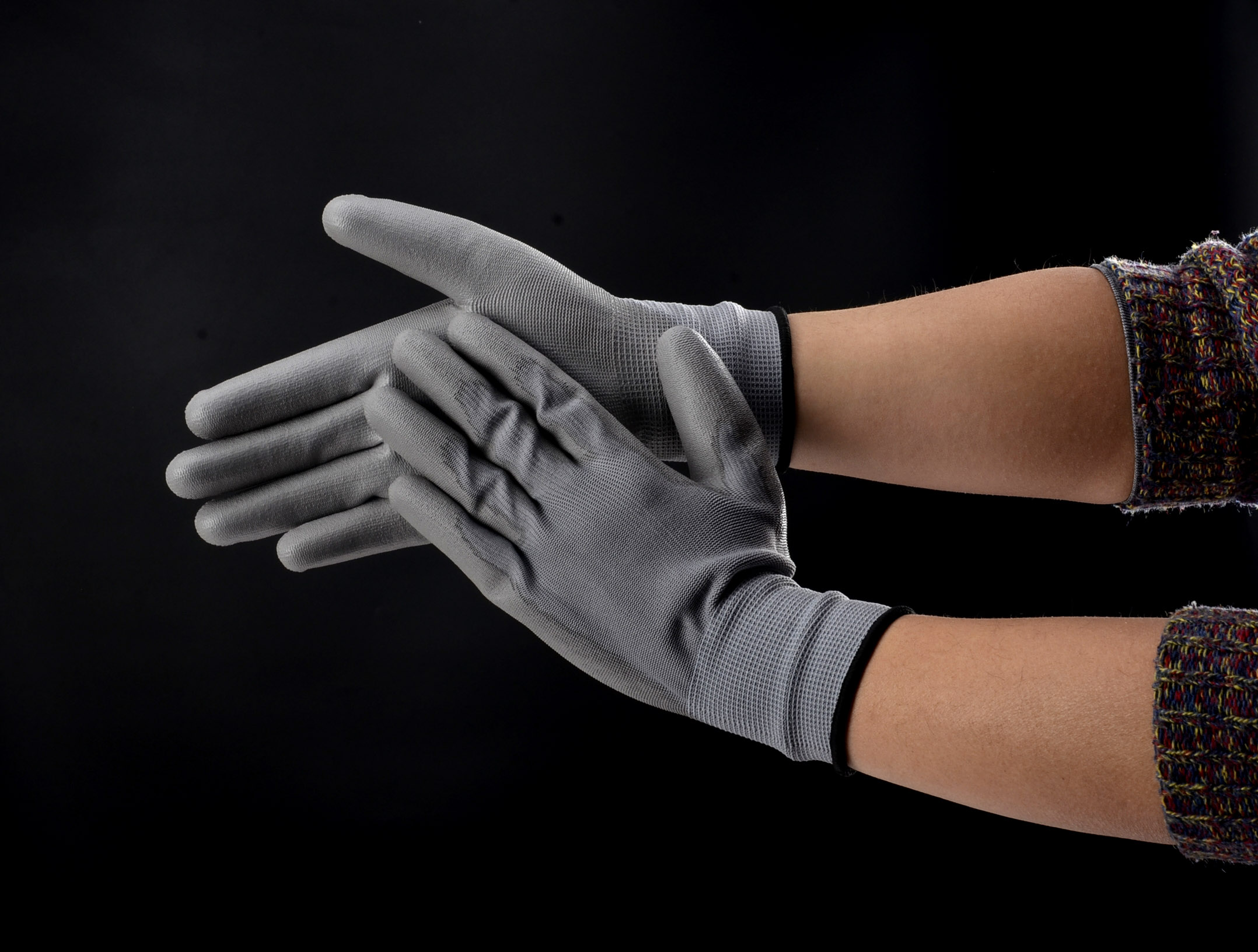 13 Gauge Polyester PU Coated Gloves SLE-PU001G