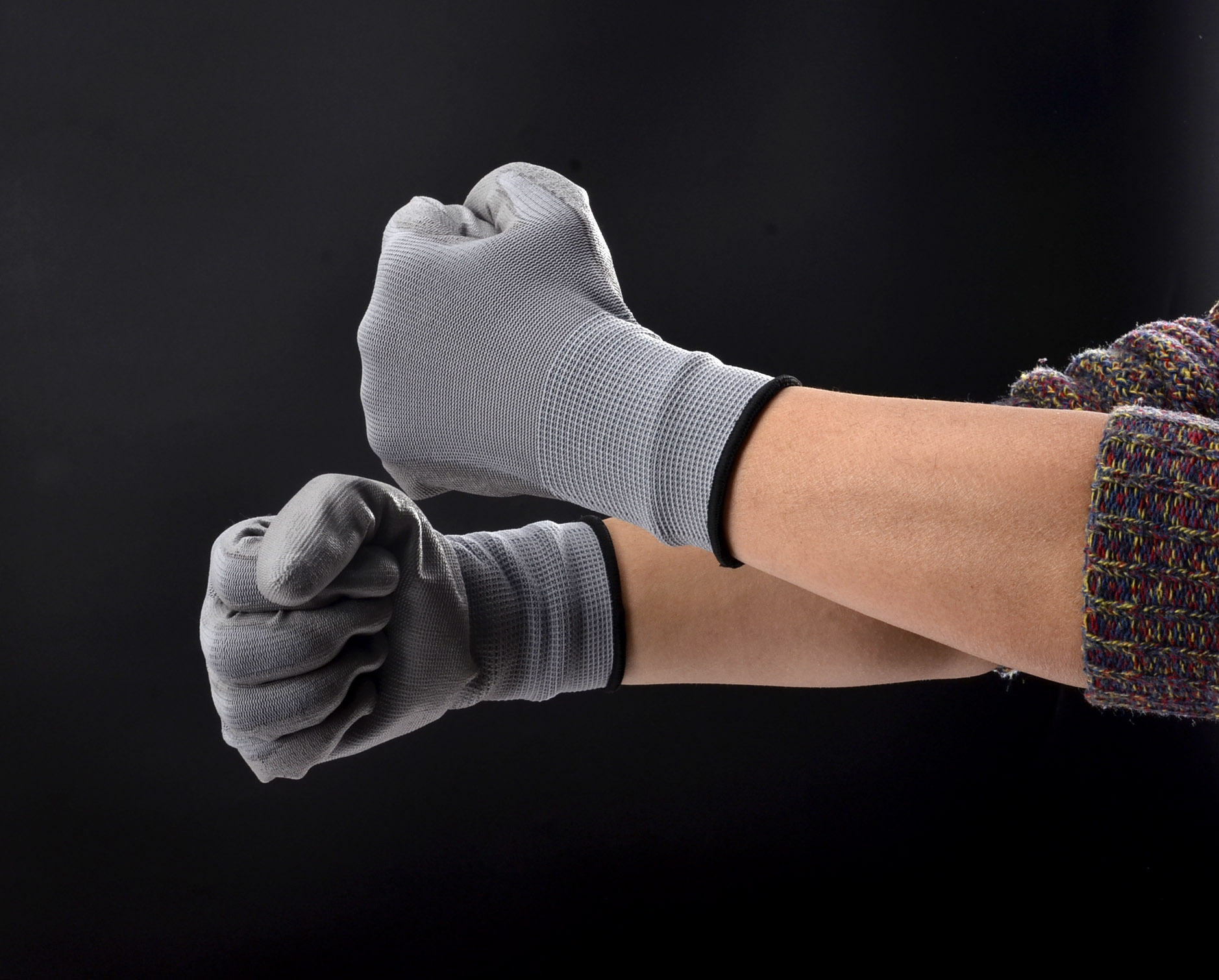 13 Gauge Polyester PU Coated Gloves SLE-PU001G