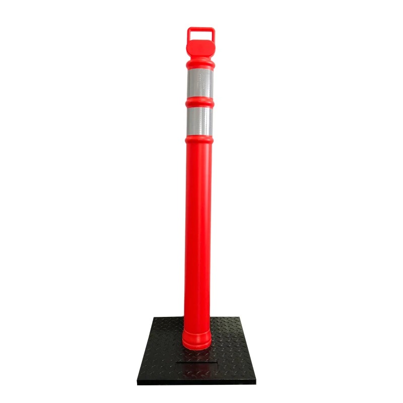 47" Delineator Post Collars with 10 lb Rubber Base