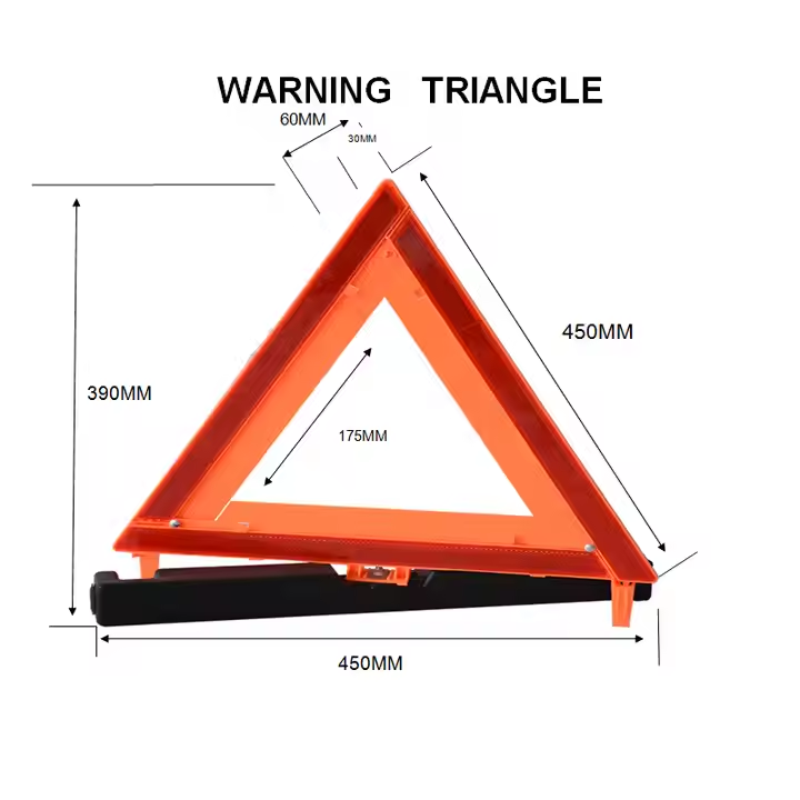 DOT FMVSS 125 Standard Safety Warning Triangle For South And North America State Market