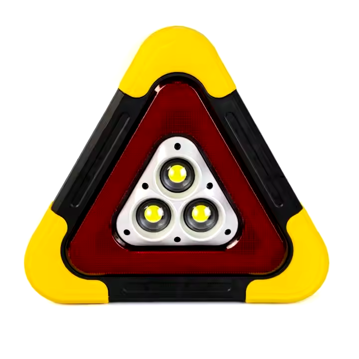 Emergency Triangular Roadside Warning Light 3 COB LED