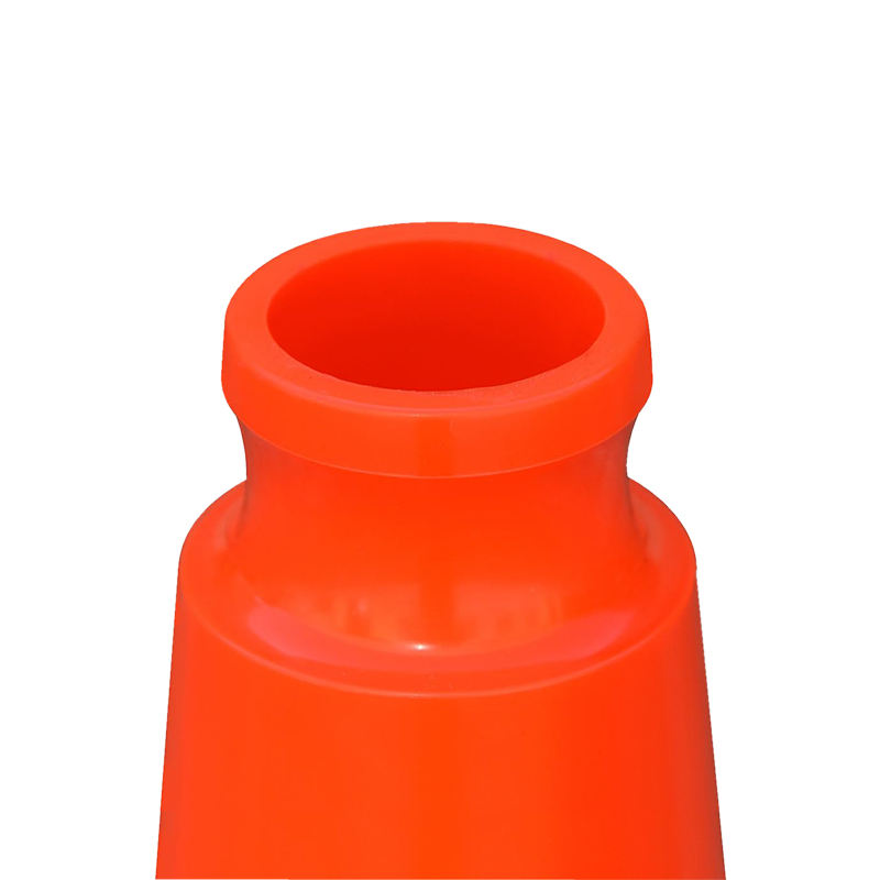 PVC Traffic Cone with Black Base | One-Piece