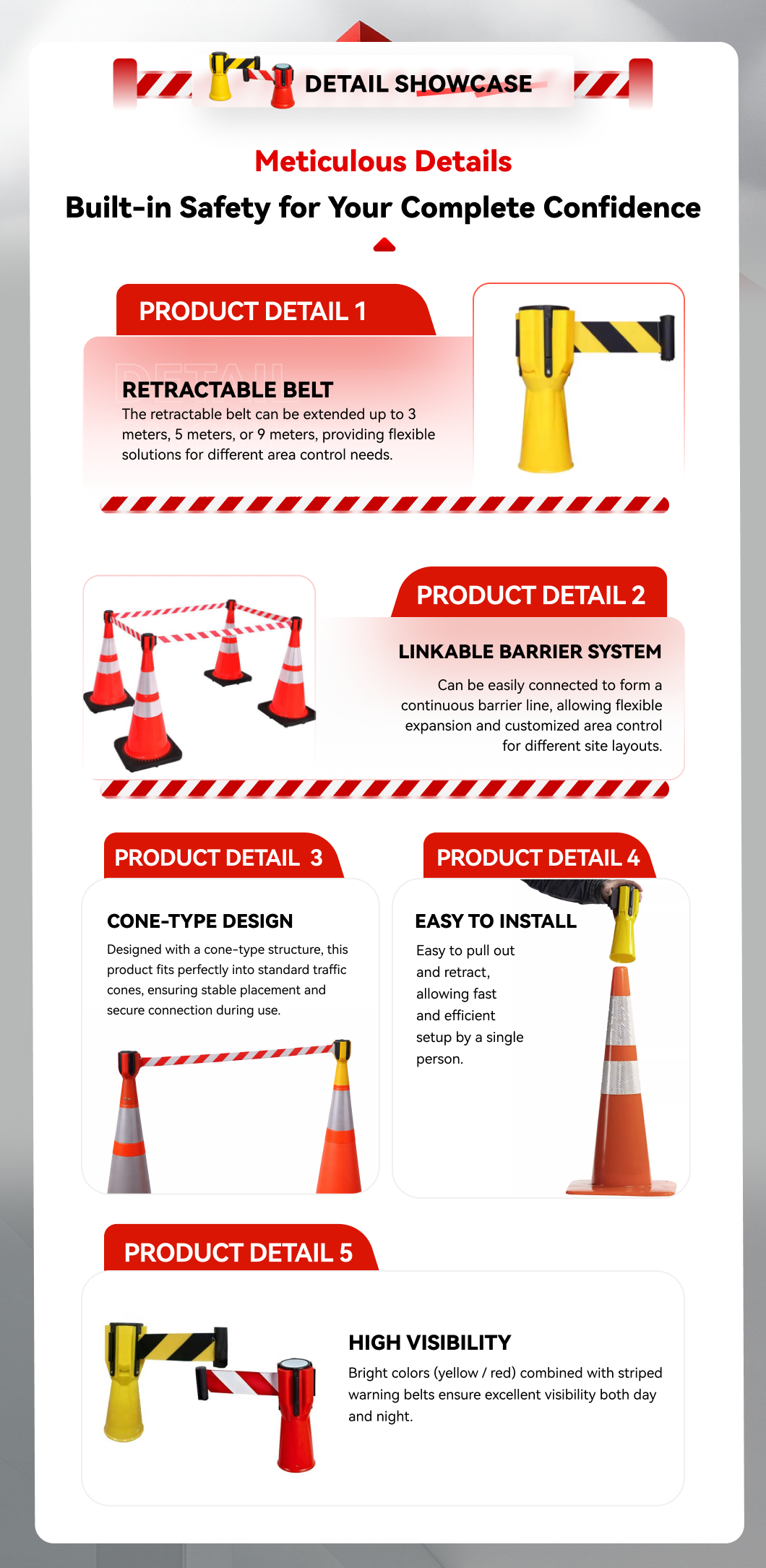 Traffic cone topper from Sloan Safety Traffic cone topper from Sloan Safety