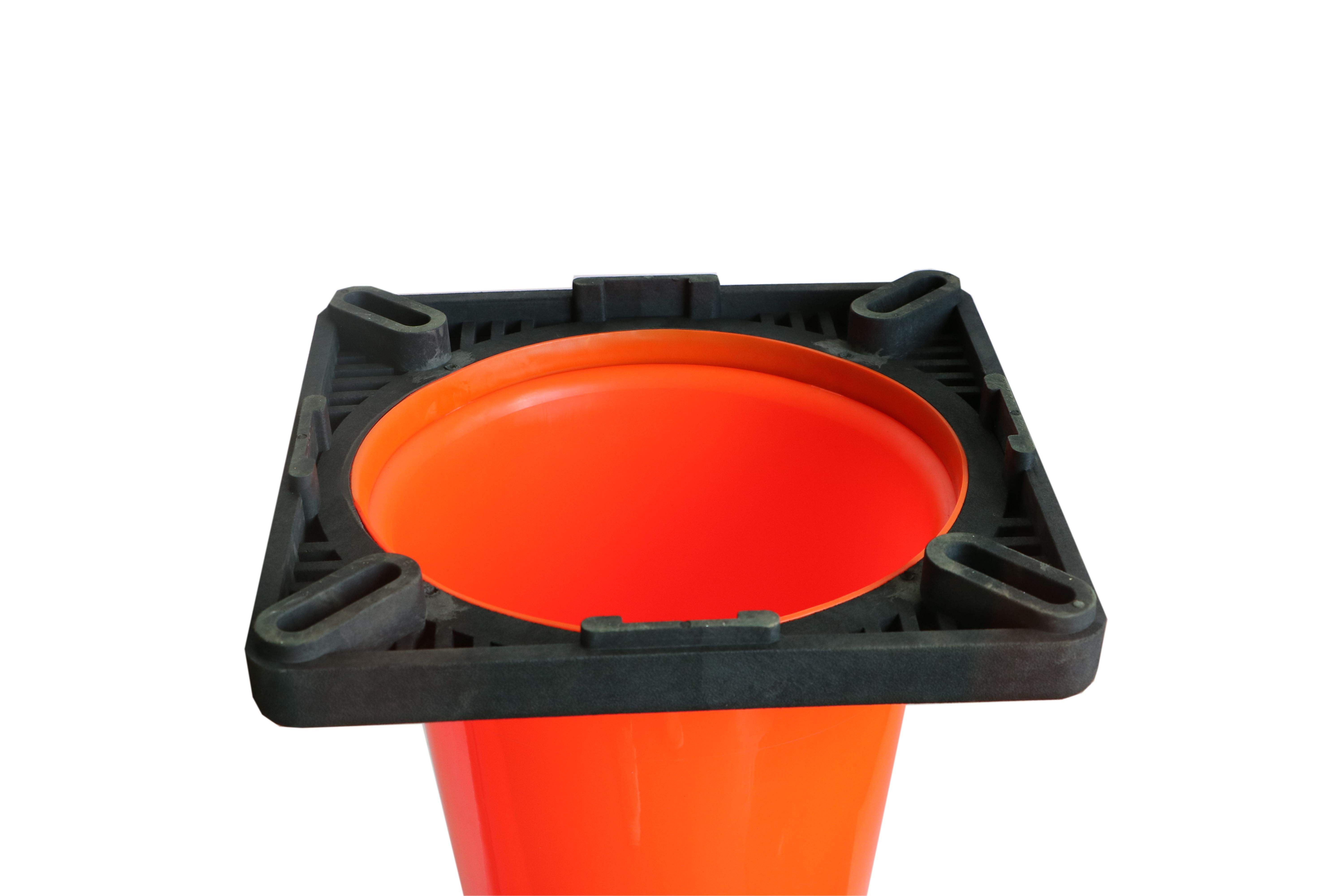 36-Inch American Style Traffic Cone with Heavy Black Base