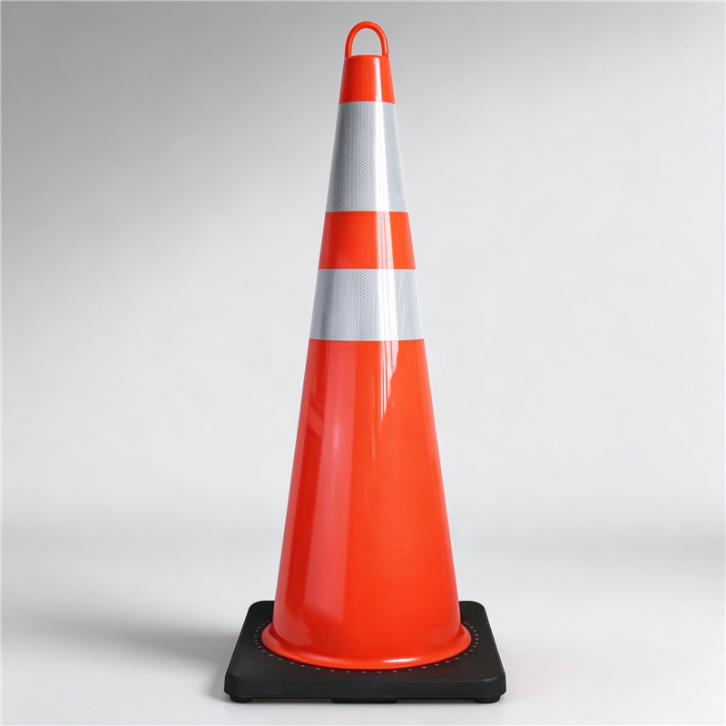 90cm PVC Traffic Cone with Top Ring
