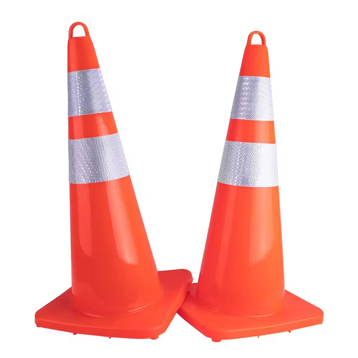 70cm Ring Top PVC Traffic Cone 
